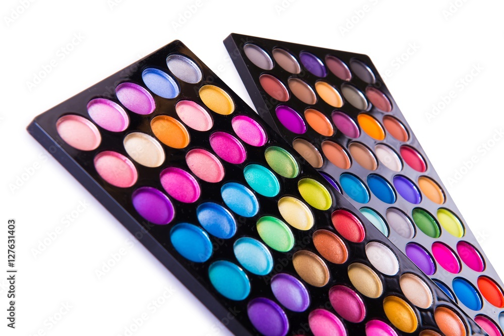 Artist palette isolated on white