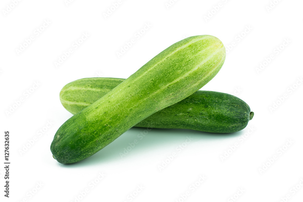 fresh cucumbers isolated on white fresh cucumbers isolated on white