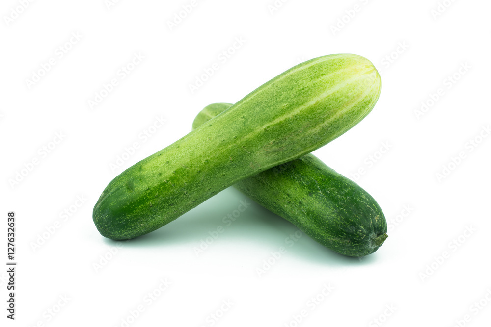 fresh cucumbers isolated on white fresh cucumbers isolated on white