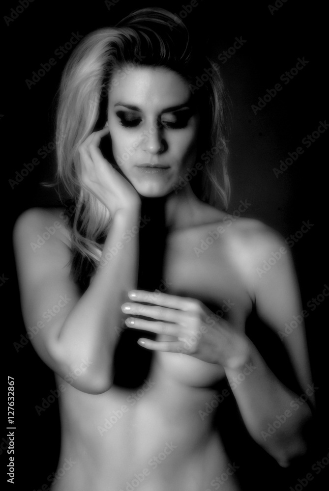 Soft Focus Beautiful Infrared Nude Woman Soft Focus Beautiful Infrared Nude Woman