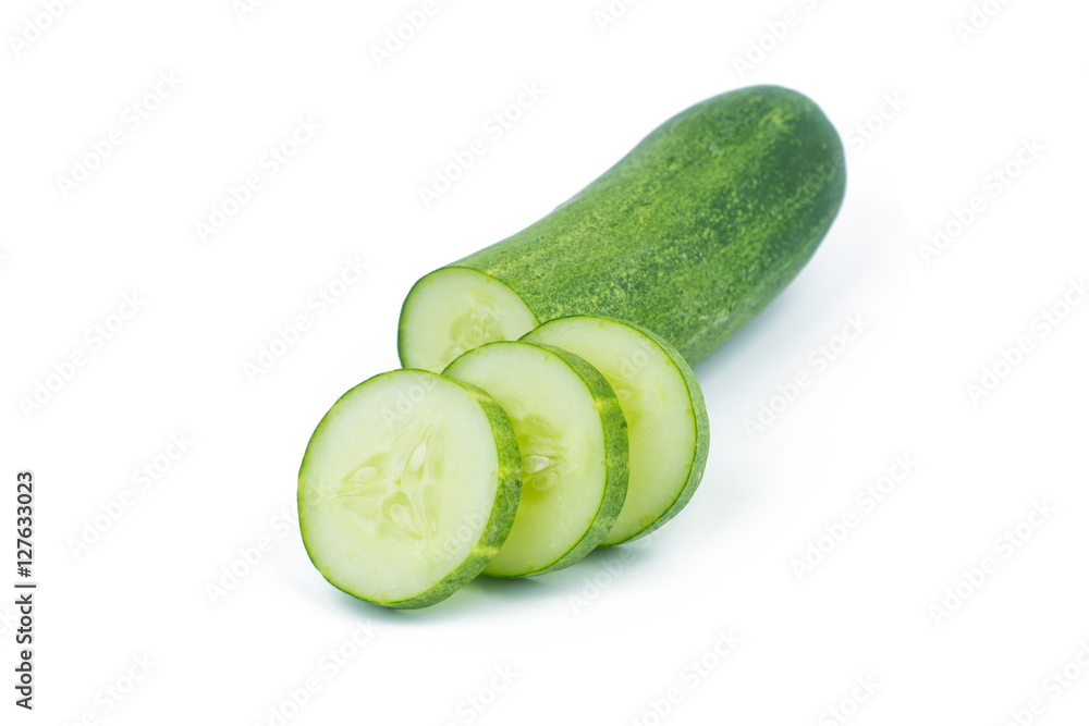fresh cucumbers isolated on white fresh cucumbers isolated on white