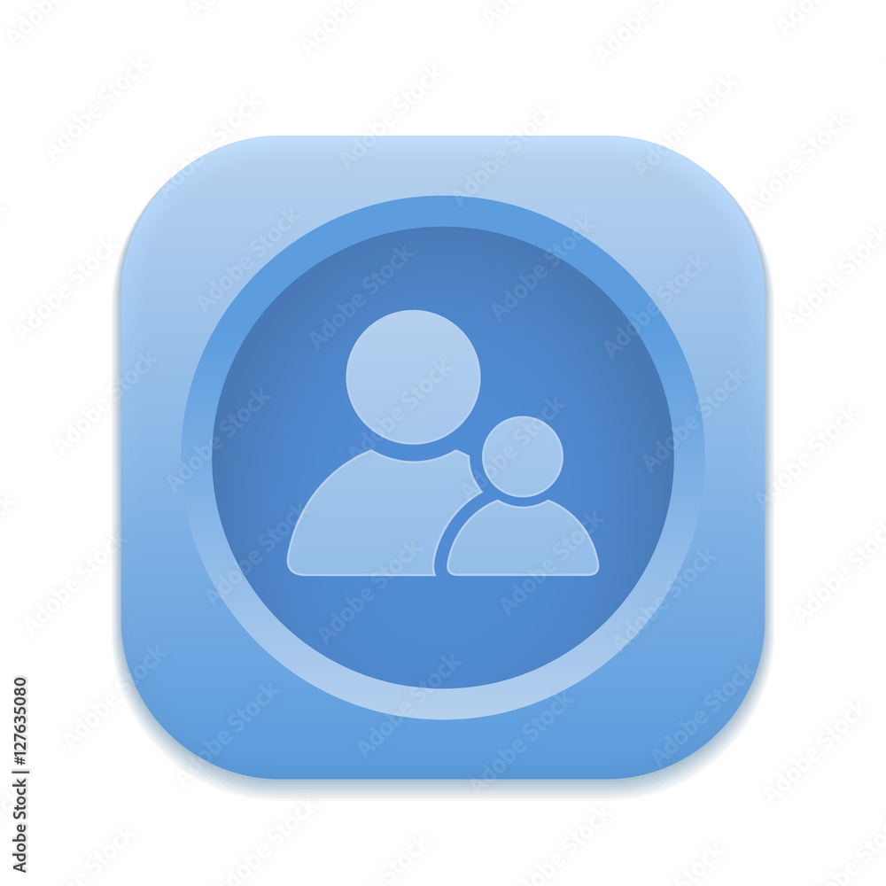 App Button - Round Square App Button - Round Square