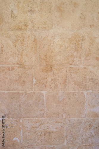 Tan stone wall texture