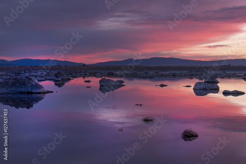 Red Sunrise, Mono Lake