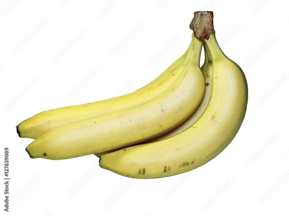 Bunch of yellow bananas isolated Bunch of yellow bananas isolated