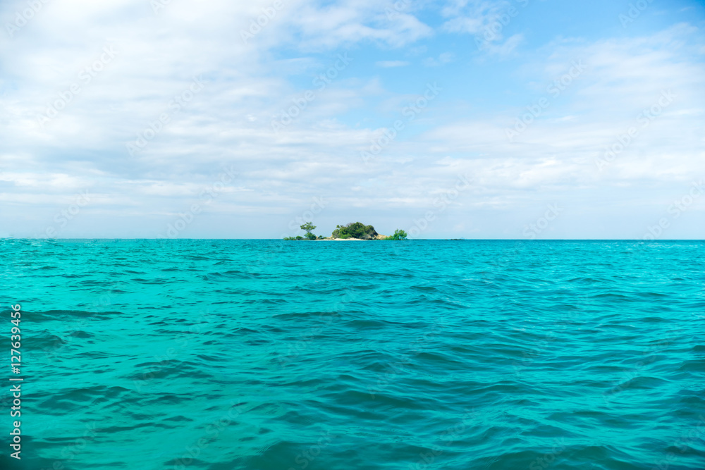 Little Island in the ocean