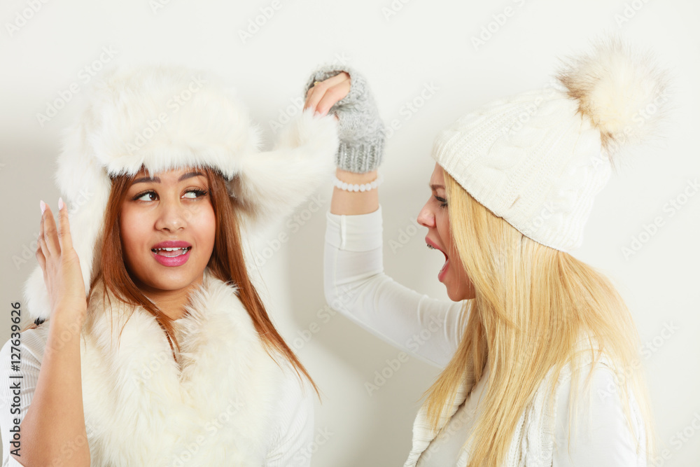 Gossip rumour woman telling secrets to your girlfriend Gossip rumour woman telling secrets to your girlfriend