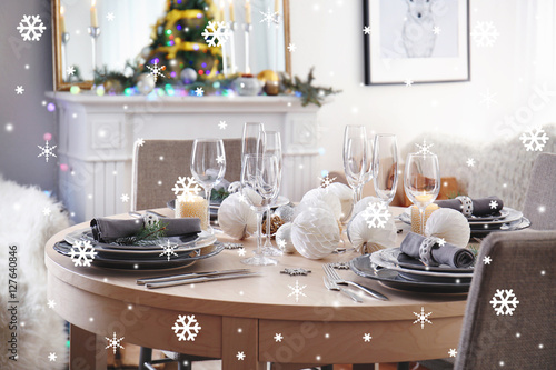 Table setting for festive C...