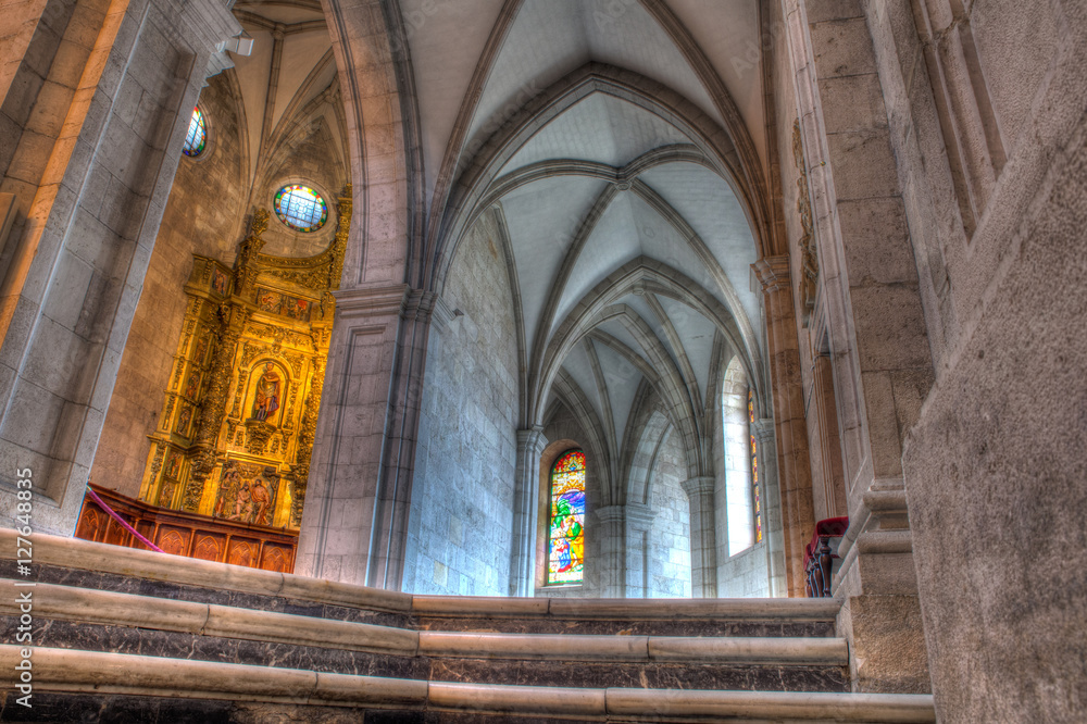 Interior of the Cathedral Santander