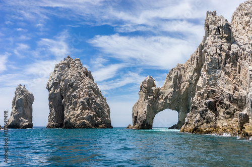 Rock Formations around the Arch in Cabo San Lucas, Mexico.