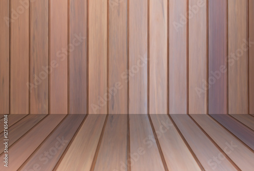 Brown wooden wall interior background