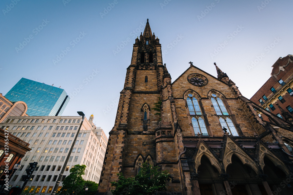 Fototapeta premium Church of the Covenant, in Back Bay, Boston, Massachusetts.