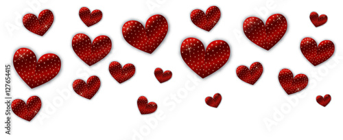 banner cuori san valentino natale