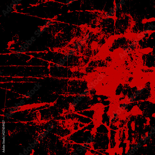 Grunge style Halloween background with blood splats