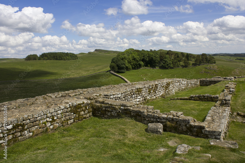 Housesteads Roman Fort, Hadrian's Wall, England, UK