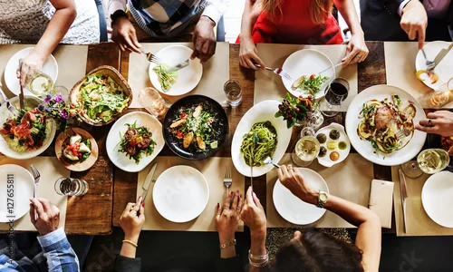 Obraz Restauracja Chilling Out Classy Lifestyle Reserved Concept