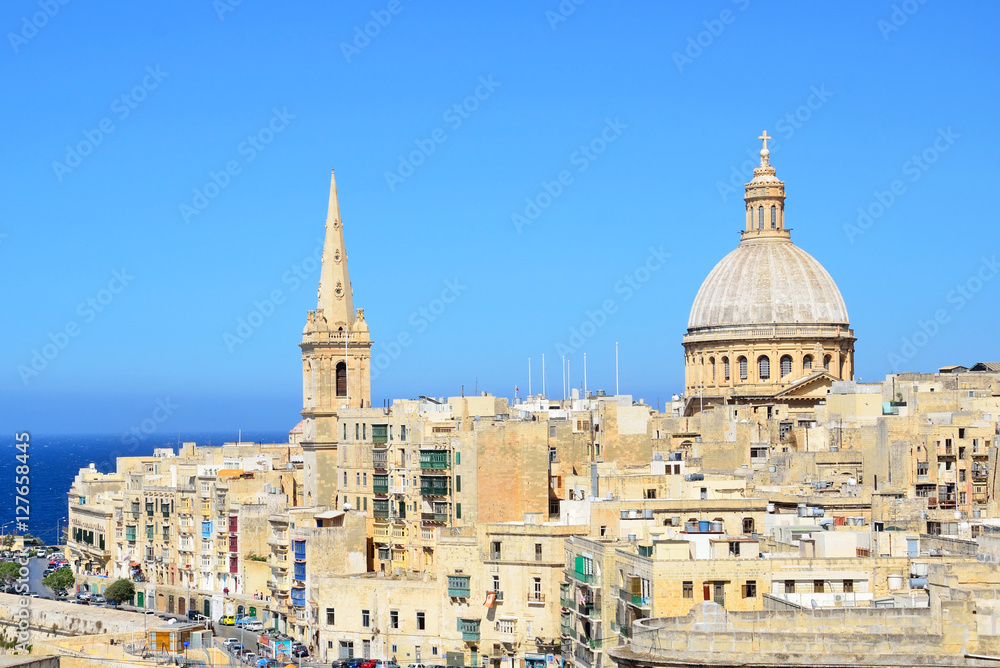 City of Valletta in Malta