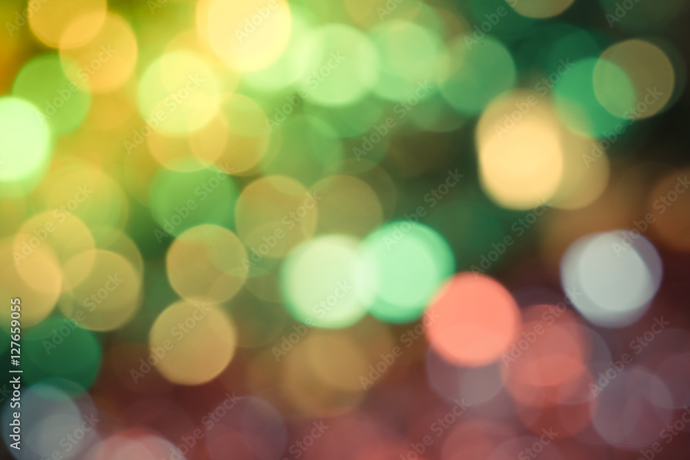 Abstract bokeh background of Christmas tree Abstract bokeh background of Christmas tree