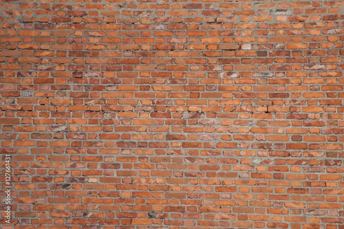 texture walls of red brick. a fragment of the Smolensk fortress wall