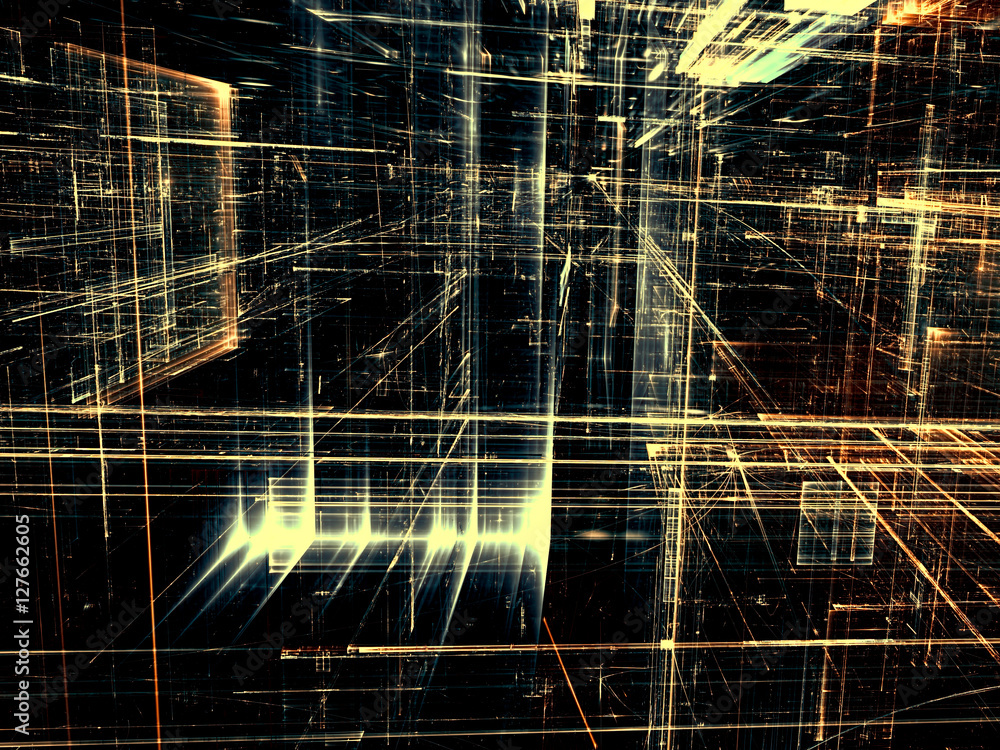 Abstract glowing glass background - digitally generated image Abstract glowing glass background - digitally generated image