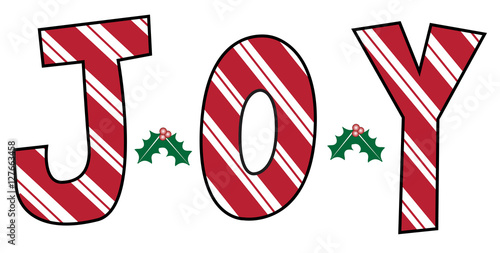 Joy Mistletoe Letters