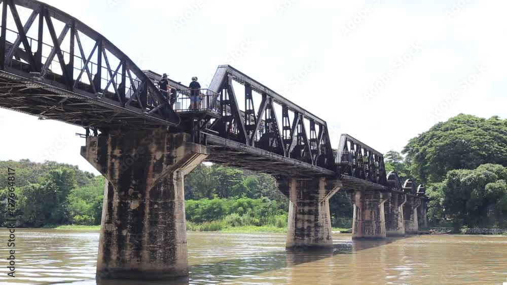 The bridge over the River Kwai, Kanchanaburi, Thailand. The bridge over the River Kwai, Kanchanaburi, Thailand.