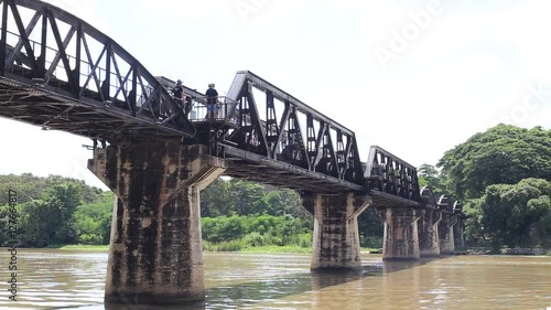The bridge over the River Kwai, Kanchanaburi, Thailand.