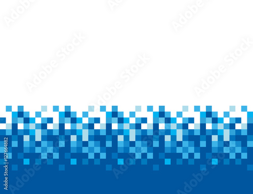 Pixel square tiles, mosaic vector abstract background