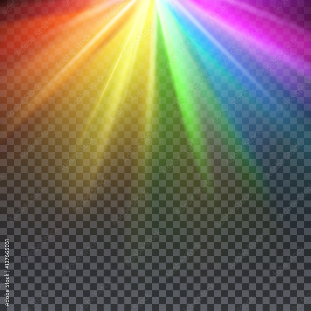 © MicroOne - Rainbow glare spectrum with gay pride colors vector illustration © MicroOne - Rainbow glare spectrum with gay pride colors vector illustration
