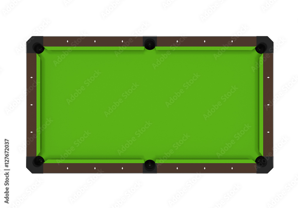 Obraz premium Green Billiard Table