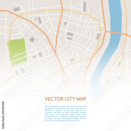Vector city map background
