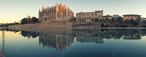 Exterior photo of the cathedral of palma de mallorca photo