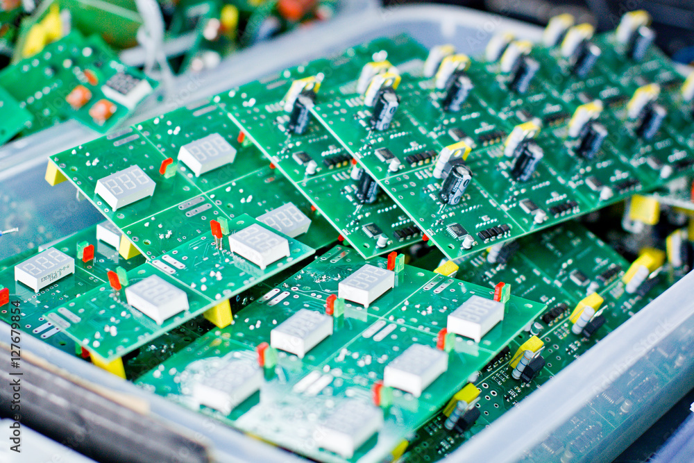 Closeup of electronic circuit board , macro shot of the back side of a circuit board, electronics, energy, information technology, computers Closeup of electronic circuit board , macro shot of the back side of a circuit board, electronics, energy, information technology, computers
