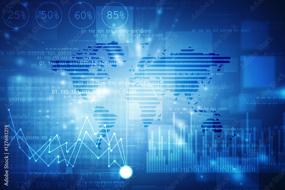 Stock market online business concept. business Graph Stock market online business concept. business Graph