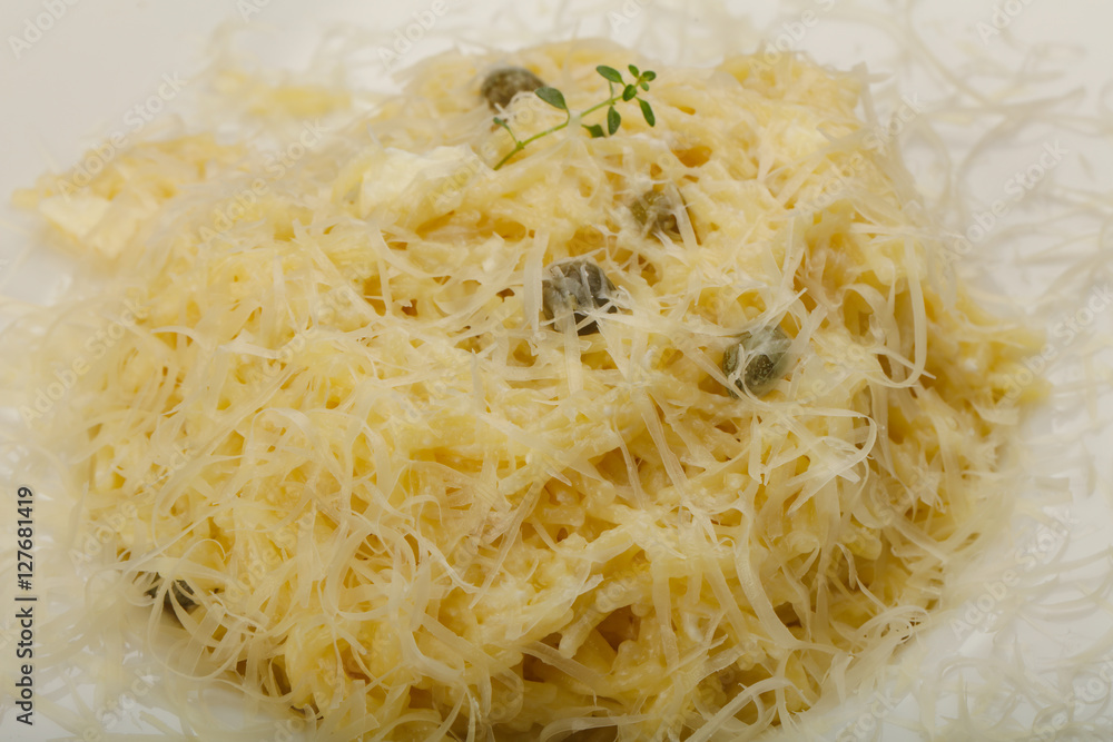 Pasta with cheese Pasta with cheese