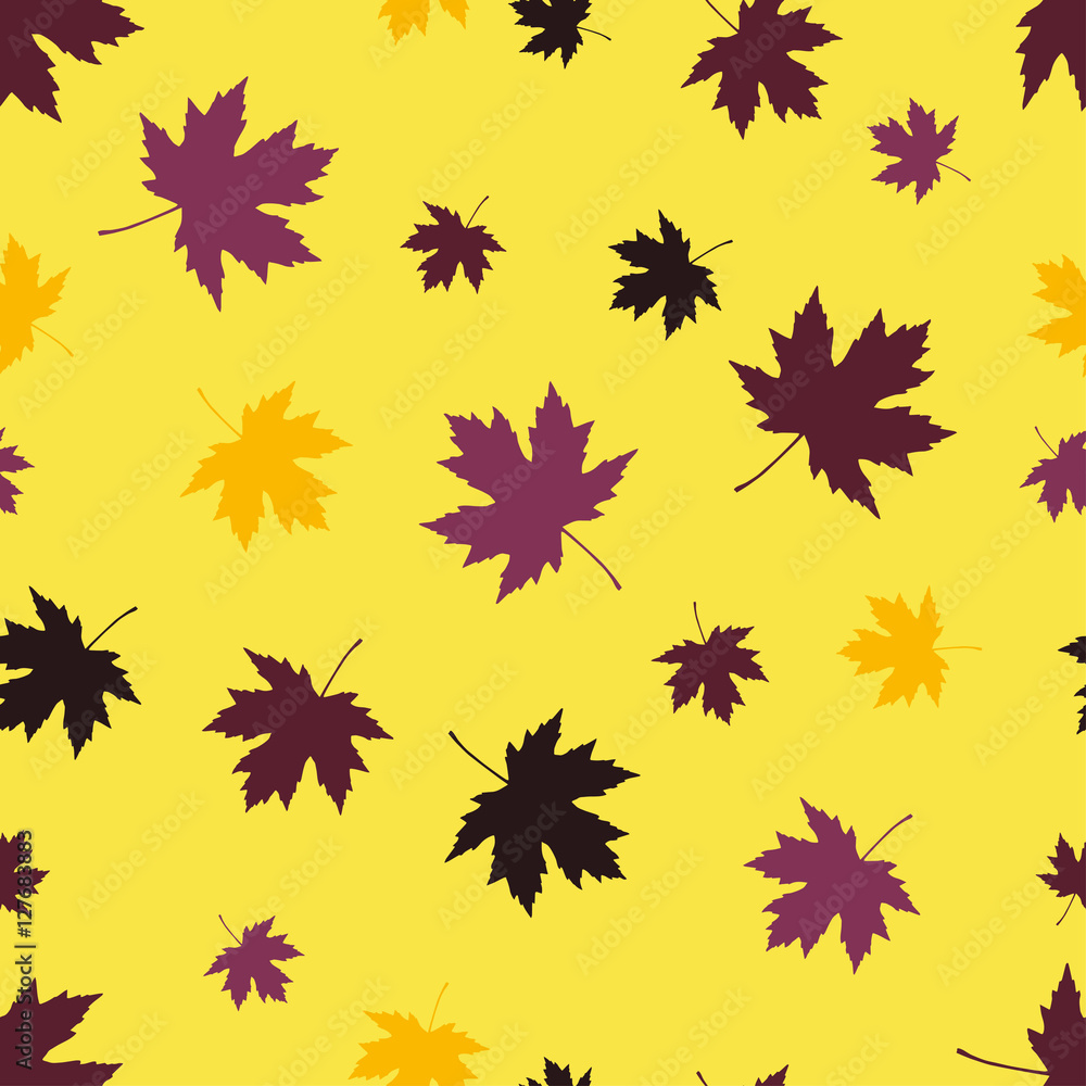 Seamless vector background with decorative leaves. Print. Cloth design, wallpaper. Seamless vector background with decorative leaves. Print. Cloth design, wallpaper.