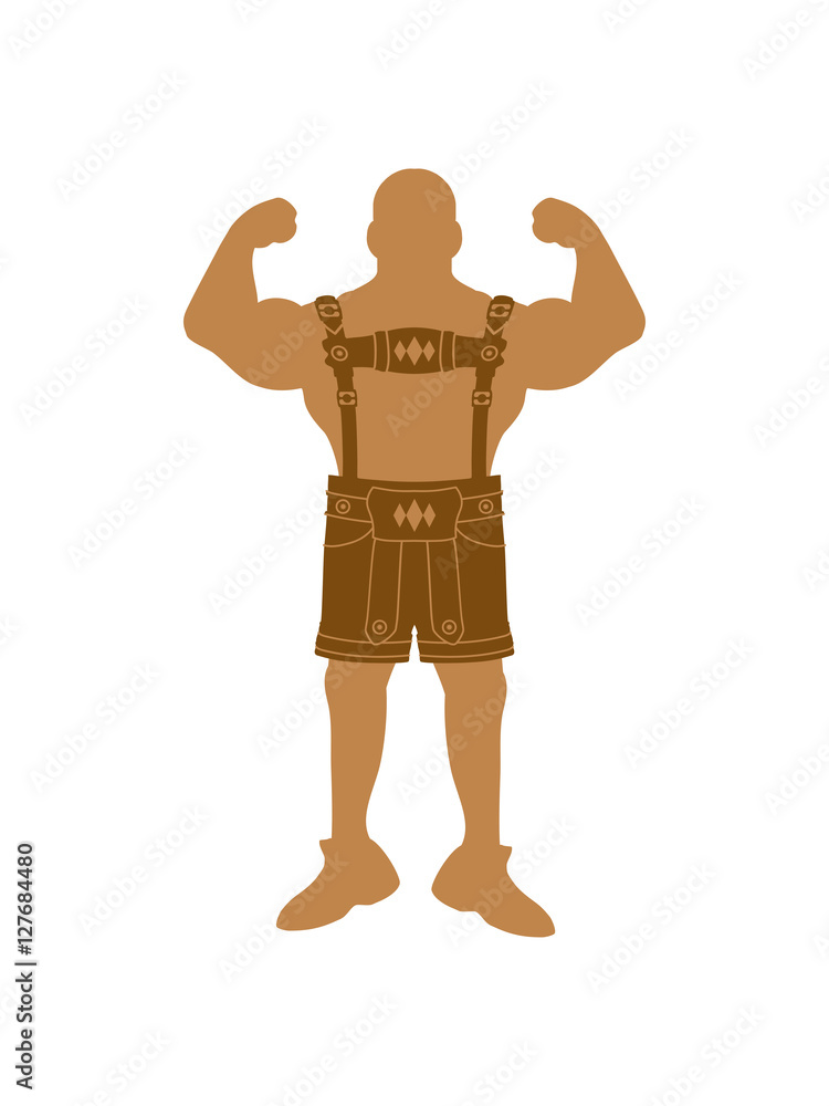 Big strong muscles bodybuilder training train man leather pants bavarian oktoberfest party suit beer drinking celebrate Big strong muscles bodybuilder training train man leather pants bavarian oktoberfest party suit beer drinking celebrate