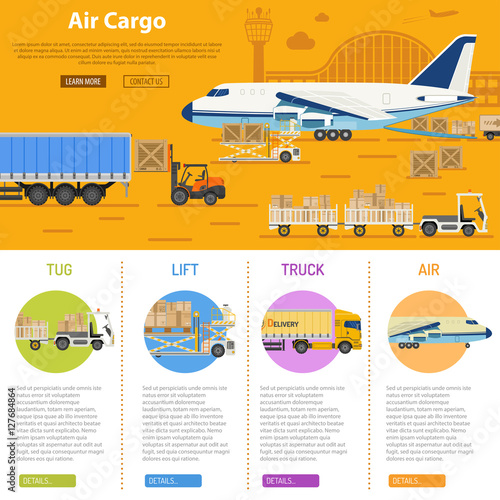 Air cargo infographics