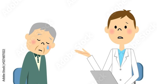 受診する高齢者