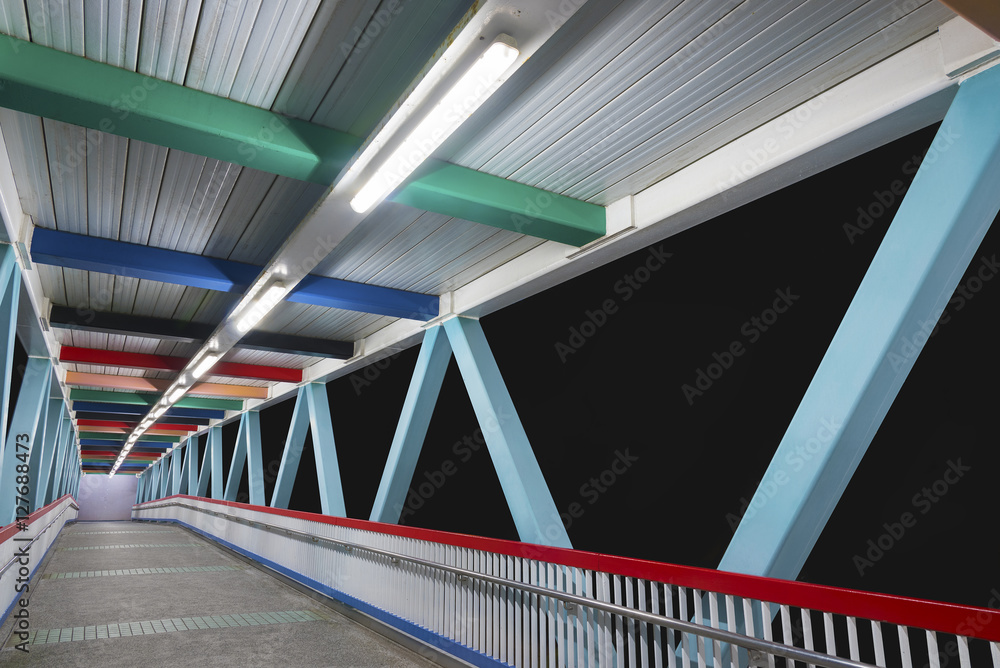 Fototapeta premium Modern foot bridge