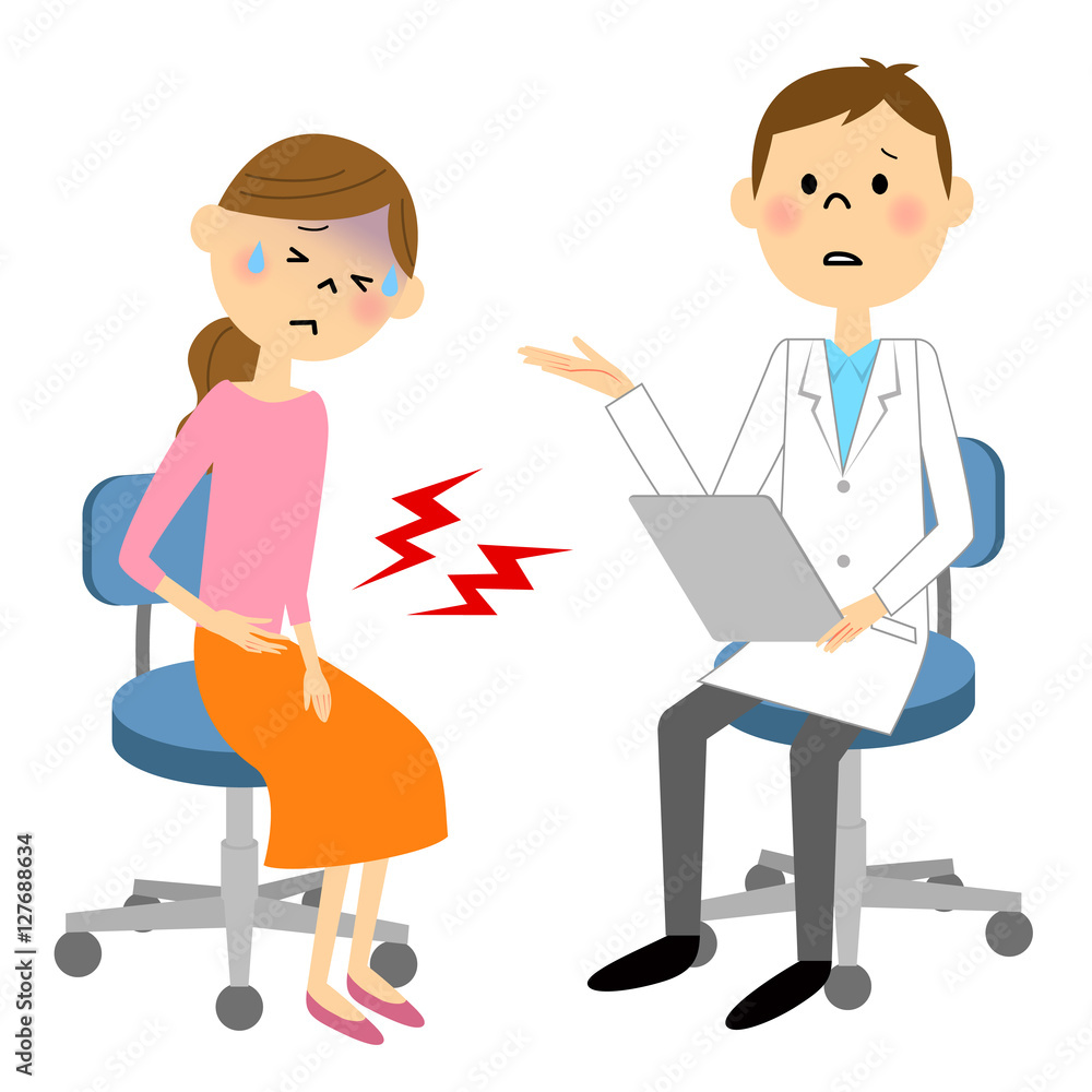 受診する女性 受診する女性