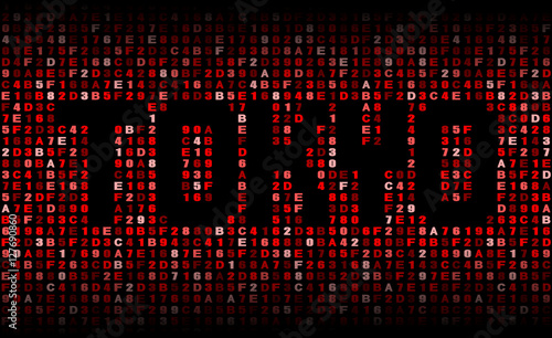 Wallpaper Mural Tokyo text on hex code illustration Torontodigital.ca