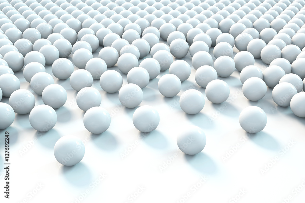 3d rendering of white sphere background 3d rendering of white sphere background