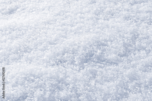 Clean fluffy snow surface. © alesikka