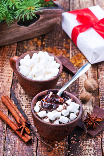 chocolate with marshmallow