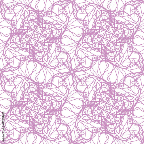 Seamless abstract background with ornament on white (transparent) background. Protective security pattern for banknotes, diplomas, certificates, tickets and other papers design. Vector illustration 
