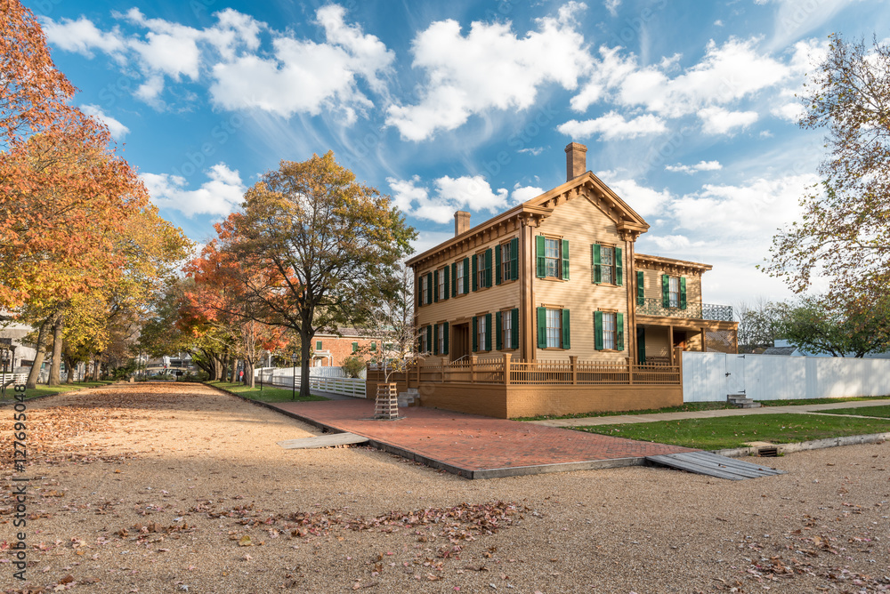 Abraham Lincoln House in Autumn