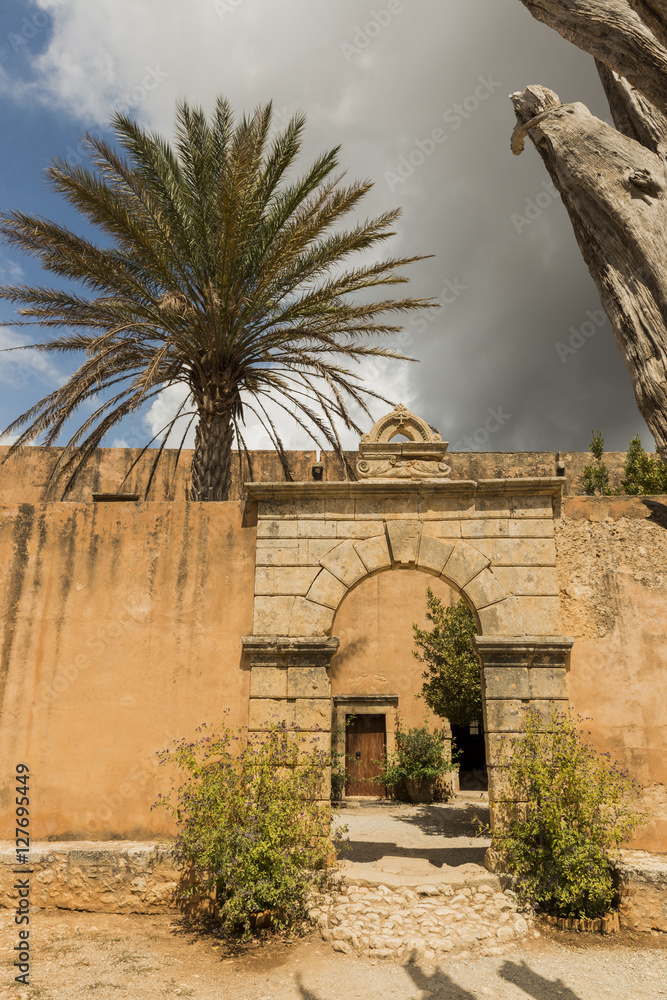 Seitenflügel des Klosters Arkadi auf Kreta
