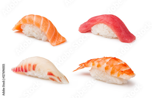 Bild auf Leinwand Nigiri Sushi set