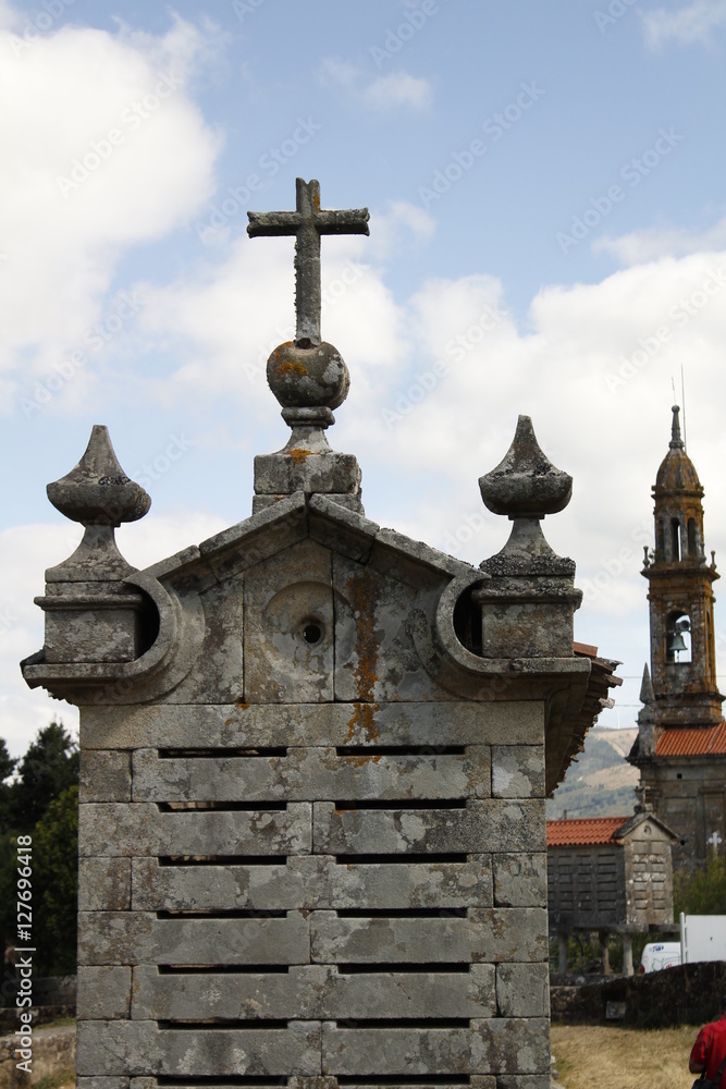 Horreo and Church Horreo and Church